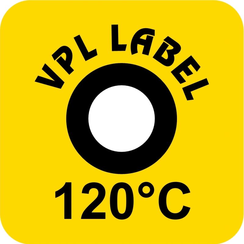 Yellow Single Step Temperature Indicator Label, for Industrial, Specialities : Waterproof, Anti Static