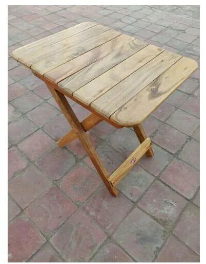 Brown Wooden Folding Table, Size : 53'' x 33''inch