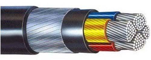 Rubber Aluminium Armoured Cable, for Industrial, Feature : Crack Free, Heat Resistant, High Ductility