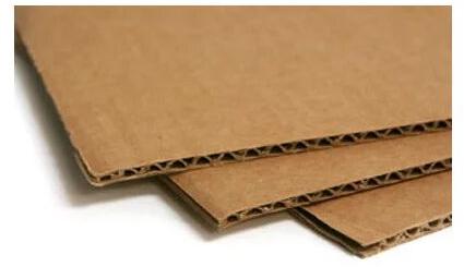 Paper Corrugated Board, Color : White, Brown, Single colour, multi colour