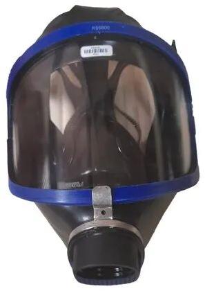 Blue Black Drager Gas Mask, Size : Small