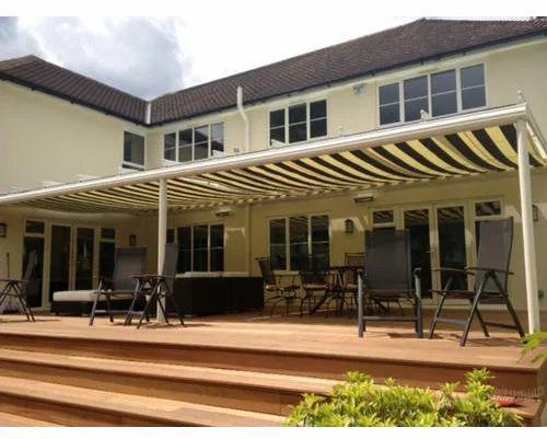 Polyster Plain Fixed Terrace Awning, Packaging Type : Carton Box