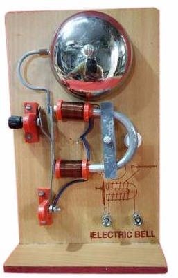 Adarsh International 6-12V Rectangular Wood Electric Bell Model, for Laboratory, Feature : Easy Maintenance