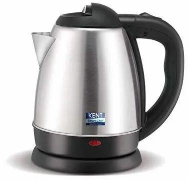 Black Silver Stainless Steel Electric Kettle