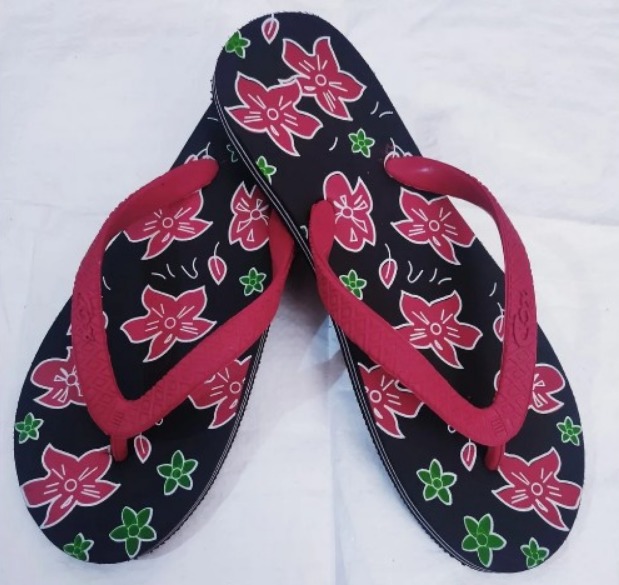 Printed Rubber ladies Cox Alisha Slipper, Size : 5 To 9, Style : Hawai ...