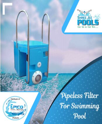 White Round Pipeless Filter For Swimming Pool