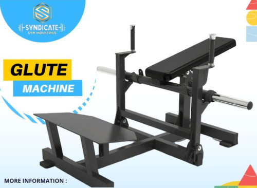 Semi-Automatic 220kg GLUTE MACHINE, for Gym Use