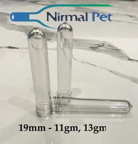 Transparent 12.5gm PET Bottle Preform