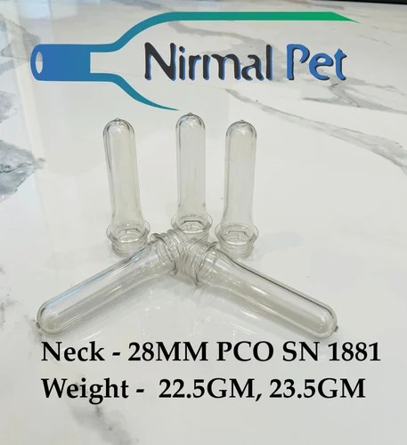 Transparent 23.5gm PCO SN 1881 PET Preform, Packaging Type : Box