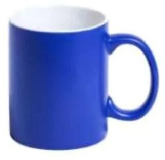 Blue Ceramic Plain Magic Mug, for Gift, Capacity : 325 ml