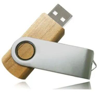 Twister Wooden USB Pendrive, for Data Storage