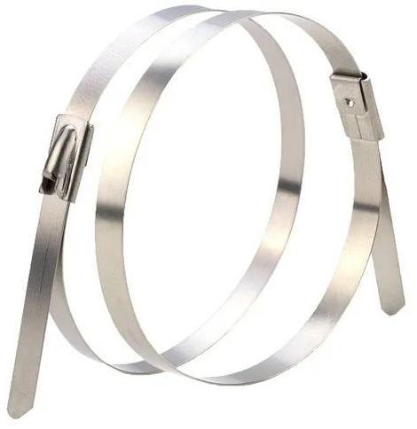 Silver 100x4.6mm Stainless Steel Cable Tie