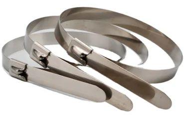 Silver 150x4.6mm Stainless Steel Cable Tie