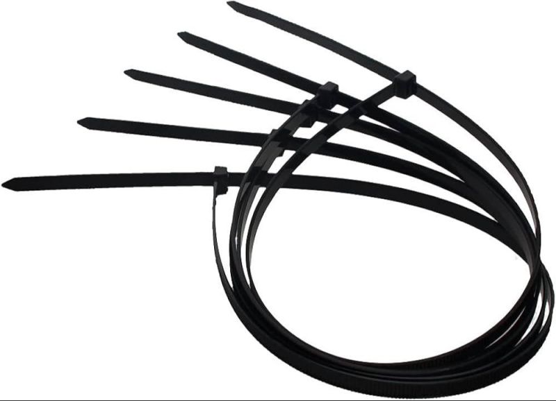 Black 200x3.6mm UV Nylon Cable Tie