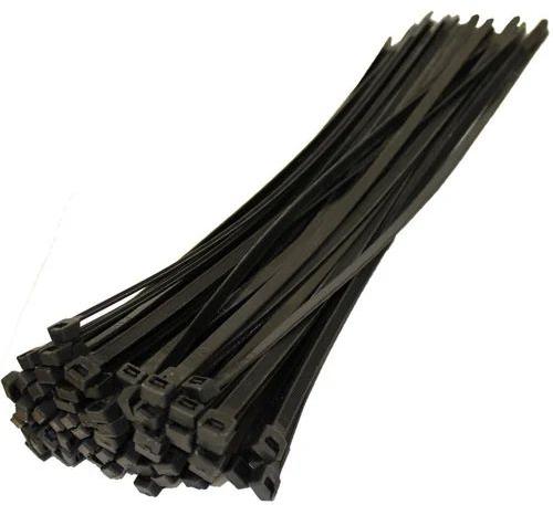 Black 300x4.8mm UV Nylon Cable Tie