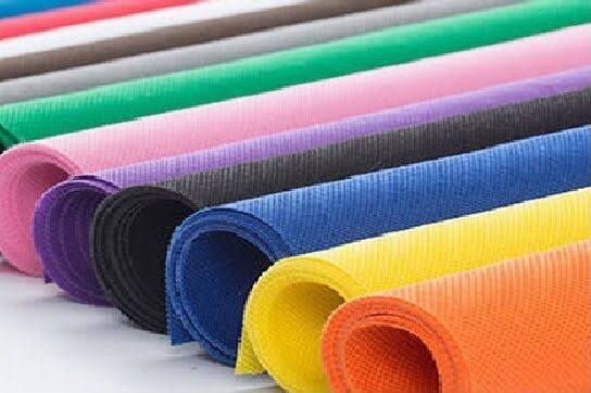 Black Plain non woven fabric, for Garments