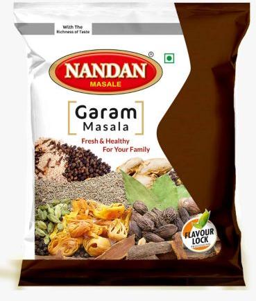 Nandan Masale Garam Masala Powder, for Cooking, Packaging Type : Plastic Packet, Paper Box
