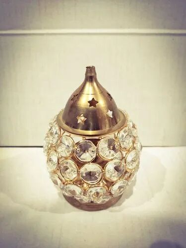 Brass oil lamp holder