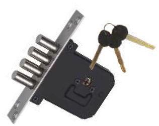 4 Bolt Dead Lock with Key, for Main Door, Speciality : Longer Functional Life
