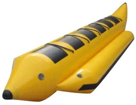Rubber Banana Boat, Color : Yellow Black