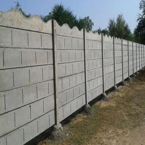 Grey 7 Feet Readymade Boundary Wall, for Construction, Feature : Easily Assembled