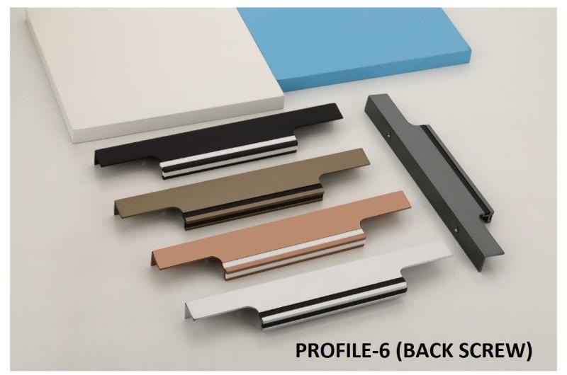 Aluminium Profile Handle Profile-6, For Kitchen/cabinet, Feature : Sturdiness, Rust Proof, Heat Resistance
