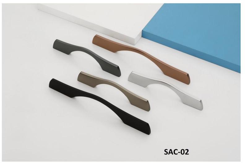 Multi Color Steller Aluminum Cabinet Handles Sac-02, For Kitchen/cabinet, Style : Modern