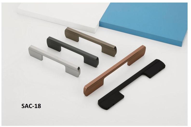 Multi Color Steller Aluminum Cabinet Handles Sac-18, For Kitchen/cabinet, Size : All Sizes