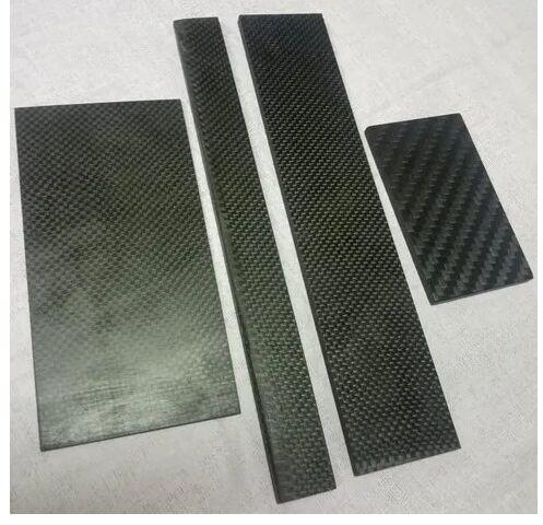 Black Carbon Fiber Sheet
