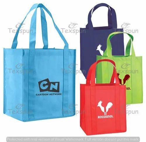 Stitched Non Woven Carry Bags, Color : Multicolor