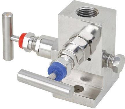 2 Way T Type Manifold Valve, Certification : ISO Certified