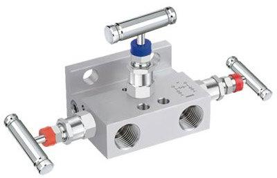 3 Way T Type Manifold Valve