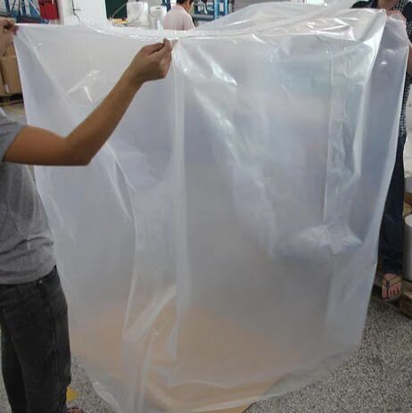 Transparent Plain LDPE Jumbo Bag, for Packaging fertilizers, food, chemicals, construction agriculture