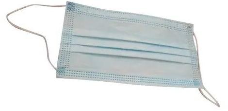 Non Woven 3 Ply Face Mask, for Medical Purpose, Color : Blue