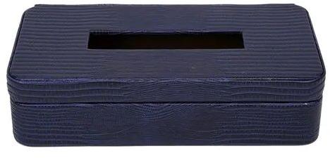 150 g Plain Leather Tissue Box, Size : 10x5x5 cm