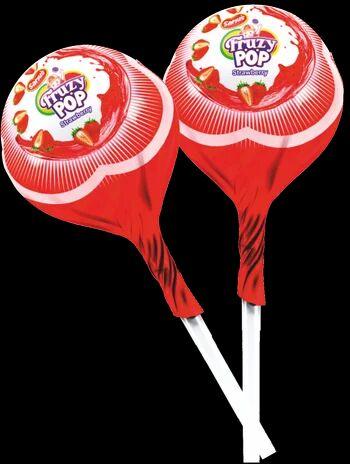 Strawberry Candy Lollipop, Packaging Type : Plastic Jar