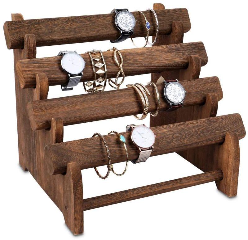 Wooden Watch and Jewellery stand, Size : Multisizes