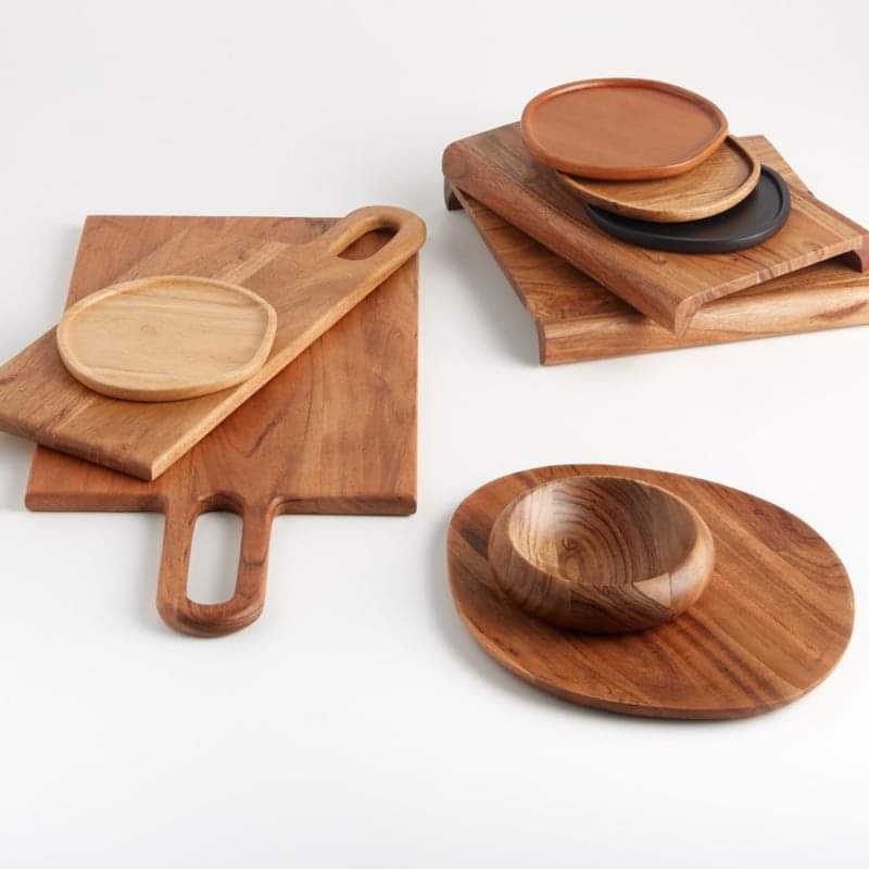 Brown Non Coated Plain wooden kitchenware