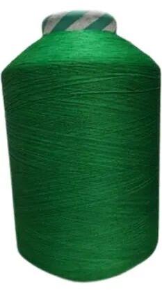 Polyester Spun Roto Poly Dyed Yarns, Color : Green
