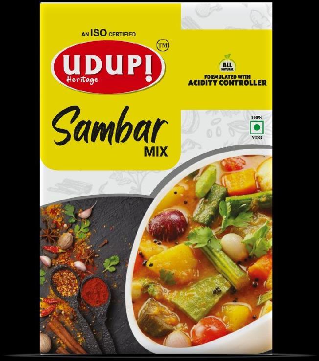 UDUPI Heritage Sambar Mix Masala, Certification : FSSAI Certified