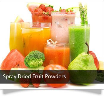 Spray Dried Fruit Powders