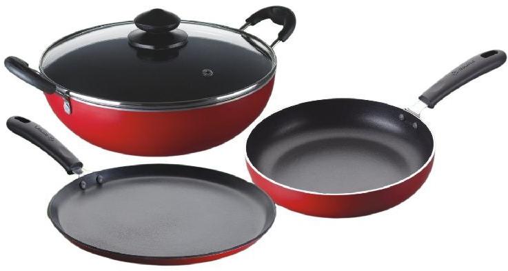 Bajaj Aluminium Non-Stick Cookware Set