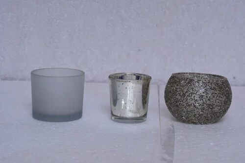 Glass Candle Holders, Packaging Type : Box