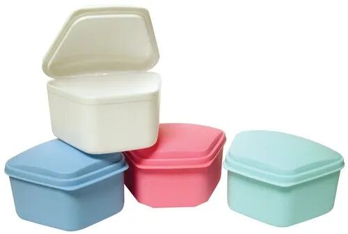 Multicolor Plastic Denture Box