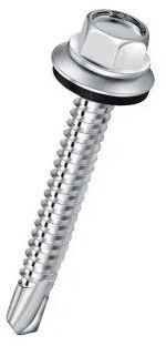 Stainless Steel Self Drilling Screw, for Industrial, Color : Silver