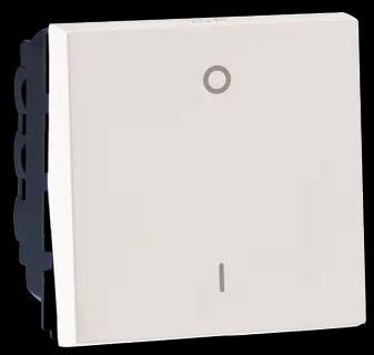 Polycarbonate Modular Switch, Color : White