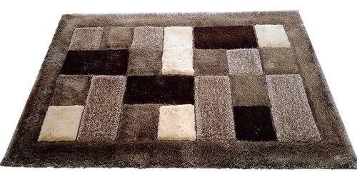 Multi 3d Polyester Shaggy Carpet