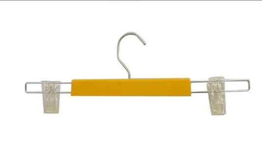 Yellow Plastic Clip Hangers
