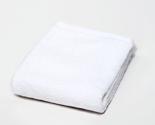 Cotton Plain Towel, Color : White