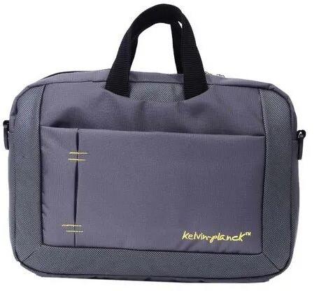 Polyester Convertible Plain Office Bag, Color : Grey